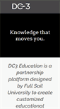 Mobile Screenshot of dc3education.com
